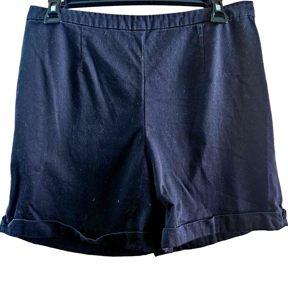 Loft Black High Waisted Shorts Size 10